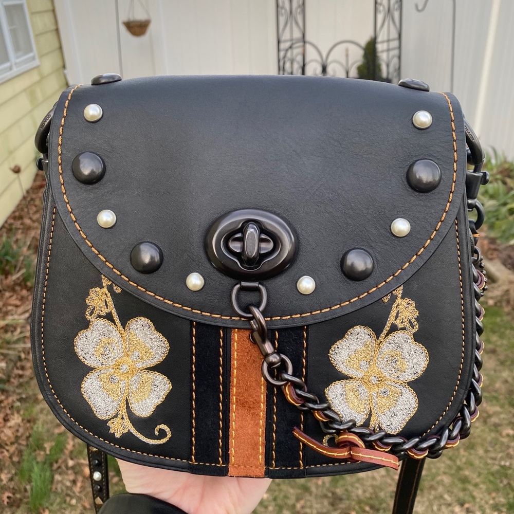 Coach 1941 Turnlock Western Saddle Bag